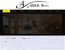 Tablet Screenshot of amekhomes.com